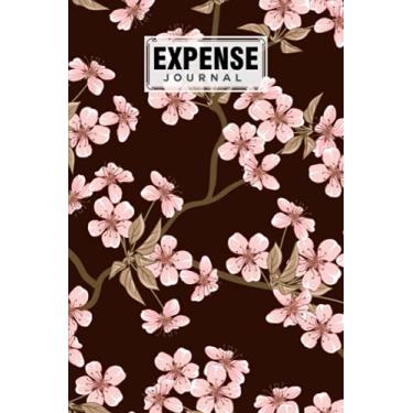 Imagem de Expense Journal: Expenses Notebook Cherry Blossom Cover, Small Money Tracker Journal - Daily Expenses Log Book | 120 Pages, Size 6" x 9" by Eva Koch
