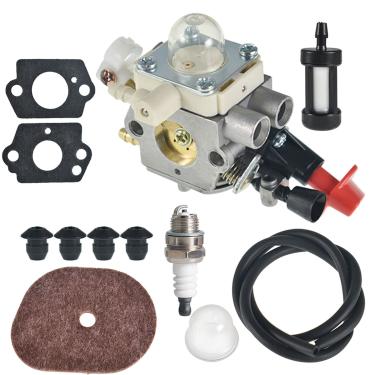 Imagem de ALL-CARB 41441200608 Kit de carburador de substituição para Stihl FS50 FS56 FS40 FS70 FC56 FC70 Cortador de escova de reposição para Zama C1M-S267A
