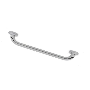 Imagem de Barra Alça Apoio 30Cm Segurança Aço Inox Suporte Idoso Cadeirante Deficiente Acessibilidade Box Segurança