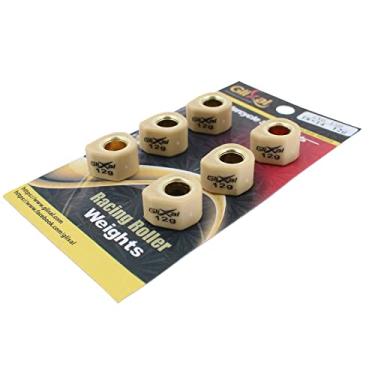 Imagem de Glixal Deslizadores variadores de polígono de alto desempenho 18 x 14 mm, pesos de rolo deslizante de corrida 152QMI 157QMJ GY6 125cc 150cc scooter ciclomotor ATV (12 gramas)