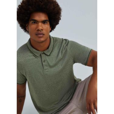 Imagem de Camisa Polo Básica Masculina Em Malha Texturizada - Verde XXG-Masculino