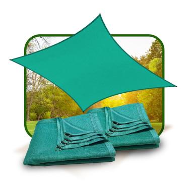 Imagem de LONA TELA PERGOLADO TOLDO SOMBRITE 90% SHADE JARDIM 3X3 (VERDE)