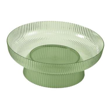 Imagem de Generic Prato de frutas decorativo tigela lanches cesta frutas tigela sobremesa expositor para casa fazenda sala jantar cozinha ornamentos, Verde