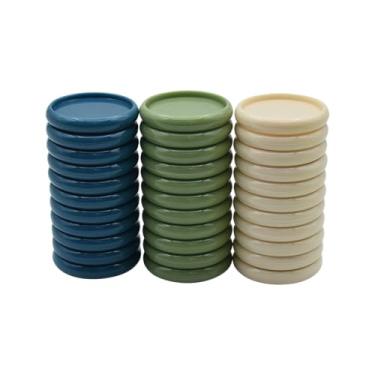 Imagem de Eleven Discs Discos de expansão de disco de plástico multicoloridos de 3,5 cm - Tema Mystic Forest - Compatível com Circa, Arc, TUL e mais (conjunto de 33)