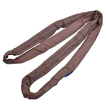 Imagem de Correias de Elevação, Correias de Elevação Com Material PES de Rede Larga de 85 Mm Eslinga de Elevação de 6 Toneladas para Operação Portuária, Elevação Industrial, Equipamento de