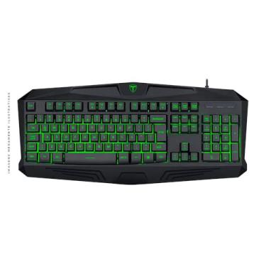 Imagem de Teclado Minesweeping Single Color Preto (T-Tgk103) - T-Dagger