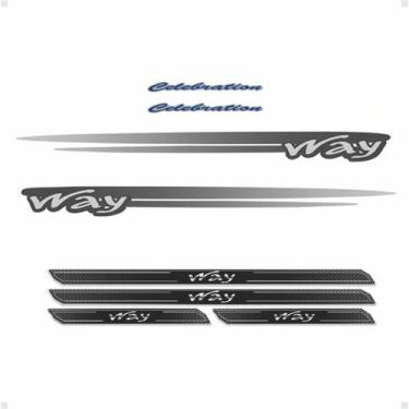 Imagem de Kit Faixa Uno Way /2012 + Celebration + Soleira Black Over - SPORTINOX