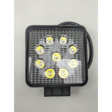 Imagem de Farol led automotivo 27w 12v quadrado - GD CREESTAR15
