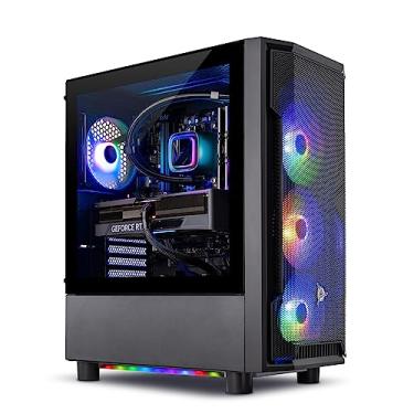 Imagem de Skytech Shadow Gaming PC, Intel i7 12700F 2,1 GHz, RTX 4060, 1TB NVME, 16GB DDR4 RAM 3200, 600W Gold PSU Wi-Fi, Win 11 Home, teclado RGB e mouse RGB incluídos
