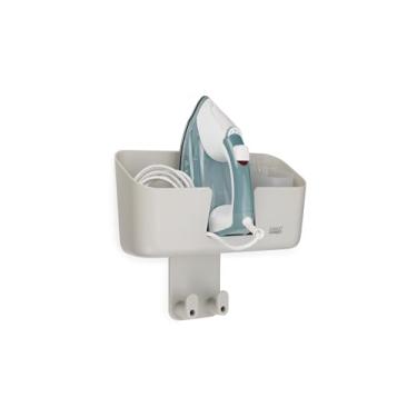 Imagem de Joseph Joseph Suporte de ferro de parede IronHub e organizador de armazenamento de jarro com gancho ajustável para tábua de passar roupa e almofada de ferro resistente ao calor