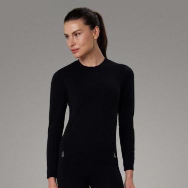 Imagem de Camiseta Térmica Lupo 71633-001 Manga Longa, P, Preto