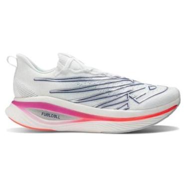 Imagem de Tênis New Balance Fuelcell Supercomp Elite V3 Feminino, 36, Branco, Pr
