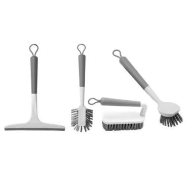 Imagem de Kit de 4 Peças de Acessórios de Limpeza Flow Bege - Ou