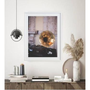 Imagem de Quadro Fotografia Gramofone 60x48cm - Quadros On-line
