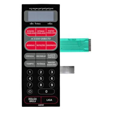 Imagem de Membrana teclado Para Microondas Philco Pmw 110 Pmw 111 21 x 7,9 Cm - 