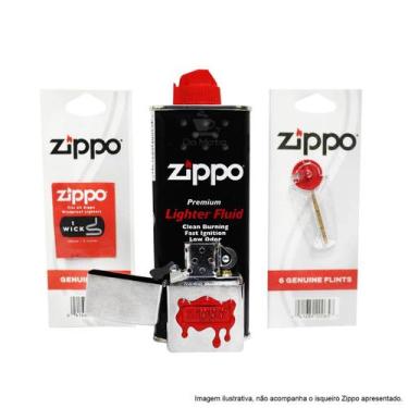 Imagem de Kit - Pedra + Pavio  para Isqueiro Zippo Original