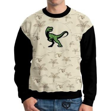 Imagem de Moletom Dinossauro Infantil UNISSEX blusa casaco Dino AM - Alemark, 8