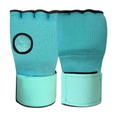 Imagem de Deevoka Envoltório de mão para boxe, luvas internas macias acolchoadas, proteção para as mãos, com alça de pulso longa para esportes, mma, muay thai, Verde