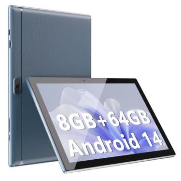 Imagem de Tablet ATOZEE 10 polegadas Android 14 8GB RAM 64GB ROM 6000mAh azul