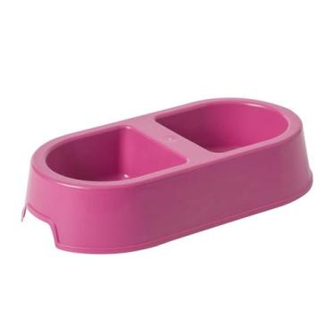 Imagem de Comedouro Plastico Cão Duplo 2 X 350ml - Fuzil