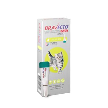 Imagem de Bravecto® Plus Gatos Transdermal112,5mg - Antipulgas, Sarna de ouvido, Vermes intestinais - Gatos de 1,2 a 2,8kg - 1 Pipeta 0,4ml - MSD Saúde Animal
