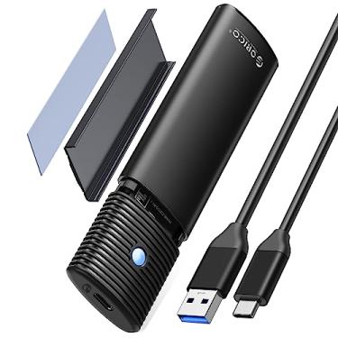 Imagem de ORICO Gabinete Ssd M.2 Nvme de Alumínio, Adaptador Usb C de 10 Gbps Sem Ferramentas, Leitor Usb 3.2 M.2 Nvme, Caixa Ssd Externa Compatível com Thunderbolt 3, Suporta 4Tb 2230/2242/2260/2280 Pcie M-Key