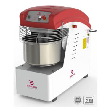 Imagem de Amassadeira Espiral 25Kg Braesi AES-25/1 2 Vel. Trifásico 220t