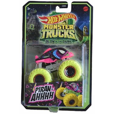 Imagem de Carrinho Hot Wheels Monster Trucks Brilha no Escuro Piran-ahhhh