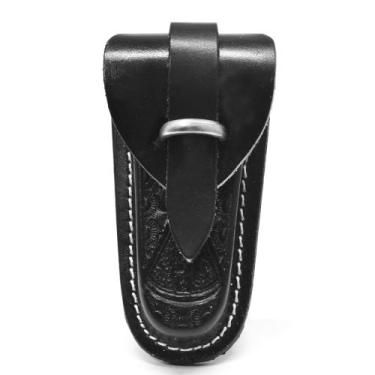 Imagem de Bainha Porta Canivete Argola Em Couro Rústica Atrevidus - Atrevidu's C