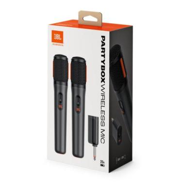 Imagem de Microfones Sem Fio JBL PARTY BOX Preto