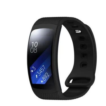Imagem de Pulseiras De Silicone Para Gear Fit 2 R360 Ou Fit 2 Pro R365 - Preto T