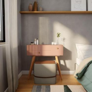 Imagem de Penteadeira com Espelho Jaspe Rosé