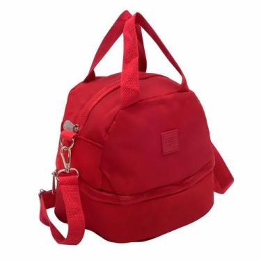 Imagem de Lancheira Térmica Marmita Trabalho Bolsa Nylon Fitness Impermeavel Dup