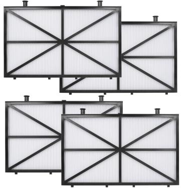Imagem de Fil-fresh Filtros de limpeza de piscina robóticos, substitui os painéis de filtro de cartucho ultrafinos Dolphin M400/M500 & Nautilus CC Plus, número de peça 9991432-R4, pacote com 4