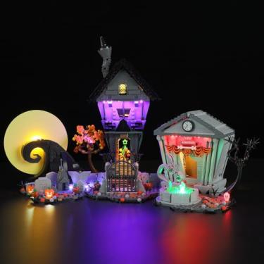 Imagem de LIGHTAILING Conjunto de luzes para Lego-21351 Disney Tim Burton's The Nightmare Before Christmas - kit de iluminação LED compatível com o modelo de blocos de construção Lego - modelo não incluído