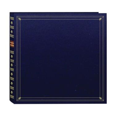 Imagem de Pioneer 300 Pocket Memo Photo Album - Archival, Memo Space, European Bonded Leather, Bookshelf Design, Fits 8.9cm x 13cm Photos - Navy Blue