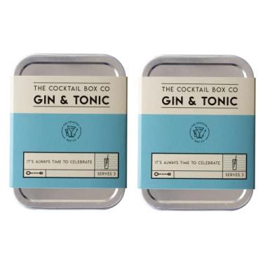Imagem de Gin & Tonic Cocktail Kit - The Cocktail Box Co. Premium Cocktail Kits - Make Hand Crafted Cocktails. Great Gift for Any Cocktail Lover and Makes The Perfect Travel Companion! (2 Kit)