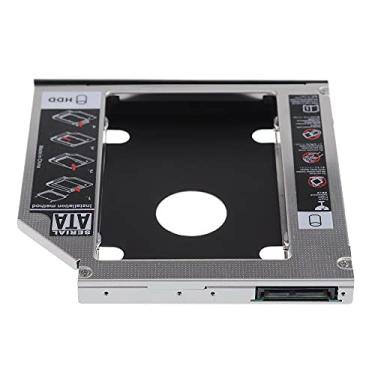 Imagem de NFHK SATA 22 pinos HDD HD disco rígido Caddy Case para laptop universal de 9,5 mm CD/DVD-ROM compartimento óptico