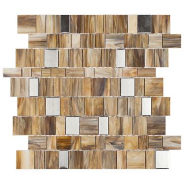 Imagem de Pastilha De Vidro Caravaggio 26,5 X 31cm Bege