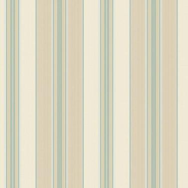 Imagem de Papel De Parede Waverly Stripes Lovers Lane Bege-azul Wa7782 - Rolo 10m X 0,52m