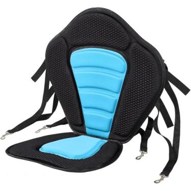 Imagem de CAMULAND Assento Para Prancha De Stand Up Paddle, Acessórios Caiaque, Cadeira Pesca, Sup, Almofada Ajustável Com Apoio As Costas, Sentar No Topo, Barco, Rafting, Assentos Acolchoados Atrás