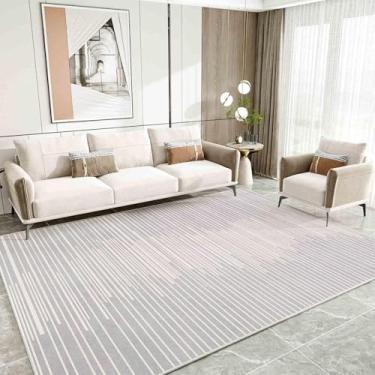 Imagem de Tapete macio para sala de estar, carpete de pelúcia, decoração aconchegante para quarto (120 cm x 200 cm/GHM-6)