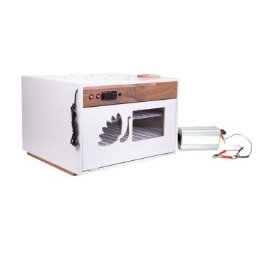 Imagem de Chocadeira 220 Ovos Alta Performance De Eclosão Controle De Temperatura Pid 4 Ventiladores Trivolt Manual  E Ovoscópio