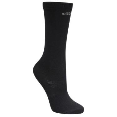 Imagem de Meia Olympikus Corre Performance Cano Medio Feminina, Preto, 33-38