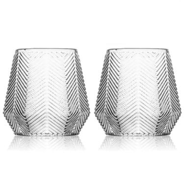 Imagem de BlogBlog Copos de vidro transparente com padrão de diamante, copo de suco doméstico, copo de café, copo de água resistente ao calor (2)