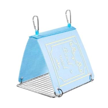 Imagem de ＡＷＨＡＯ Rede suspensa para pássaros, rede para papagaios, casa para periquitos, calopsitas, gaiola, cabana, periquitos, gaiola suspensa, cama, barraca