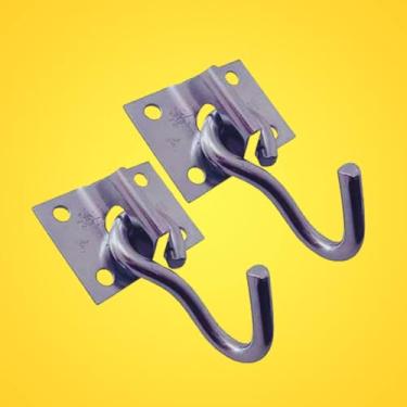 Imagem de Ganho Armador Parede | Acessórios Rede de Dormir e Descanso | Aço Zincado | (2 Unidades)| 5 PONTOS@