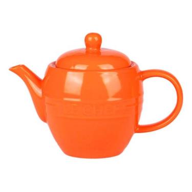 Imagem de Bule Le Chef Cerâmica Laranja 500ml Chá Café Linha Le Chef - Hauskraft