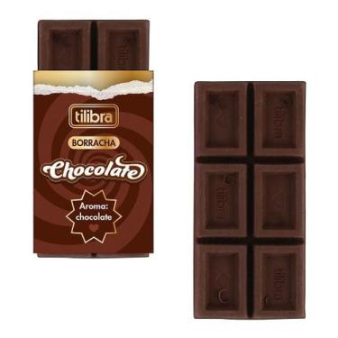Imagem de Borracha Chocolate com Cheirinho - Tilibra, Chocolate