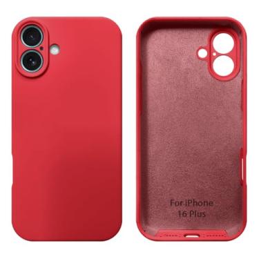 Imagem de Capinha Compativel com iPhone 16 Plus Com Proteção de Camera em Silicone com Interior Aveludado